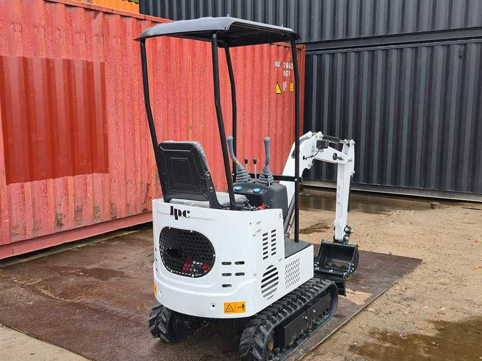 حفار صغير 2025 - JPC - KV12 - WHITE - MINI EXCAVATOR: صورة 7