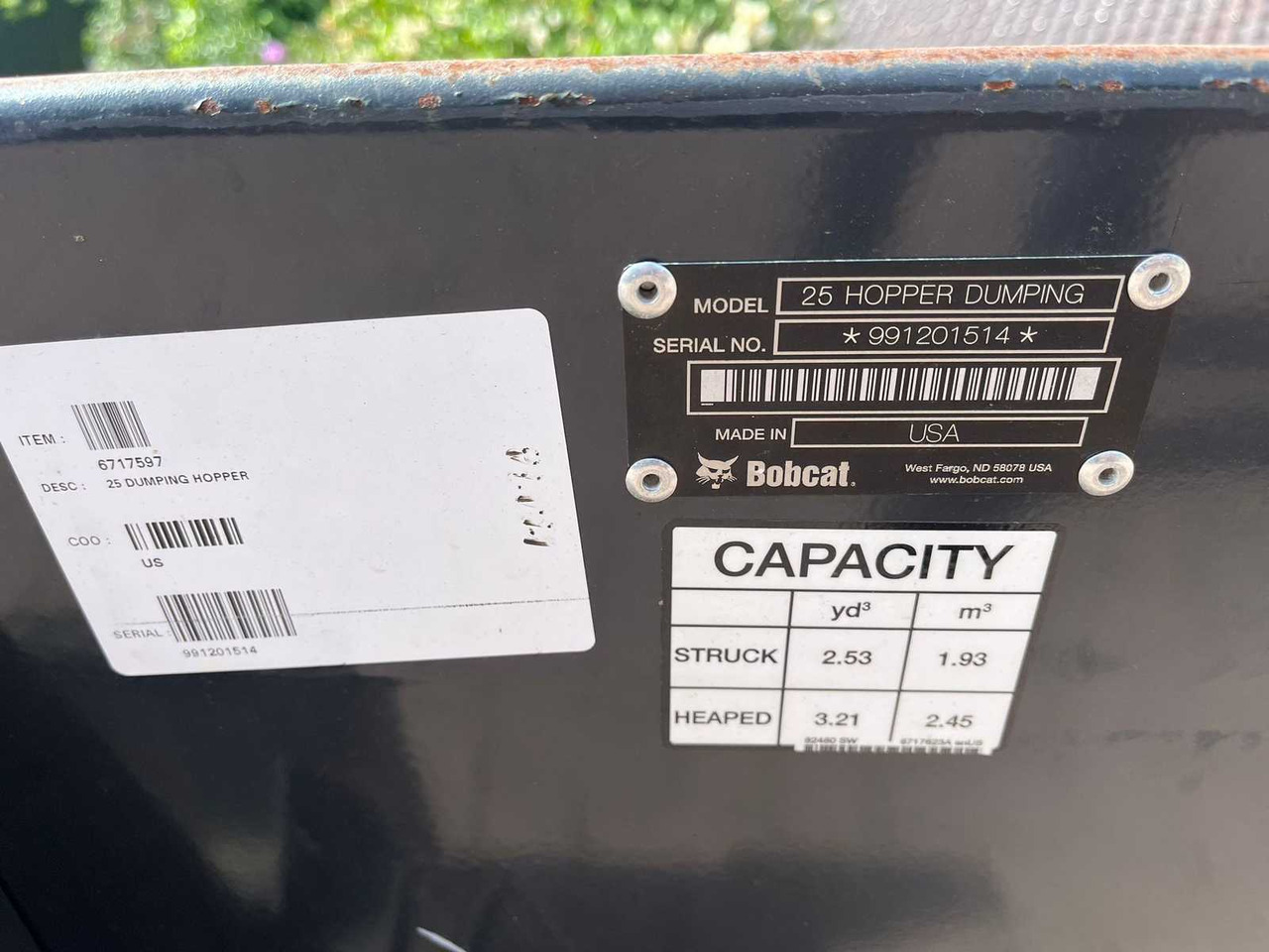 Bobcat 2,5M3 - حفار صغير: صورة 4 Bobcat 2,5M3 - حفار صغير: صورة 4