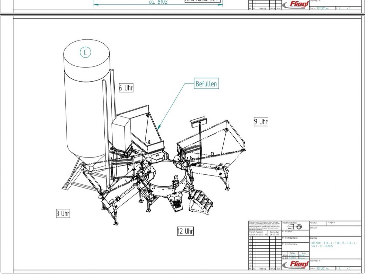 Fliegl Betontankstelle / Bock Silosysteme Fliegl BTS – The Mobile Mixing Plant / Bock WSS 32.5 - آلة الخرسانة: صورة 5 Fliegl Betontankstelle / Bock Silosysteme Fliegl BTS – The Mobile Mixing Plant / Bock WSS 32.5 - آلة الخرسانة: صورة 5