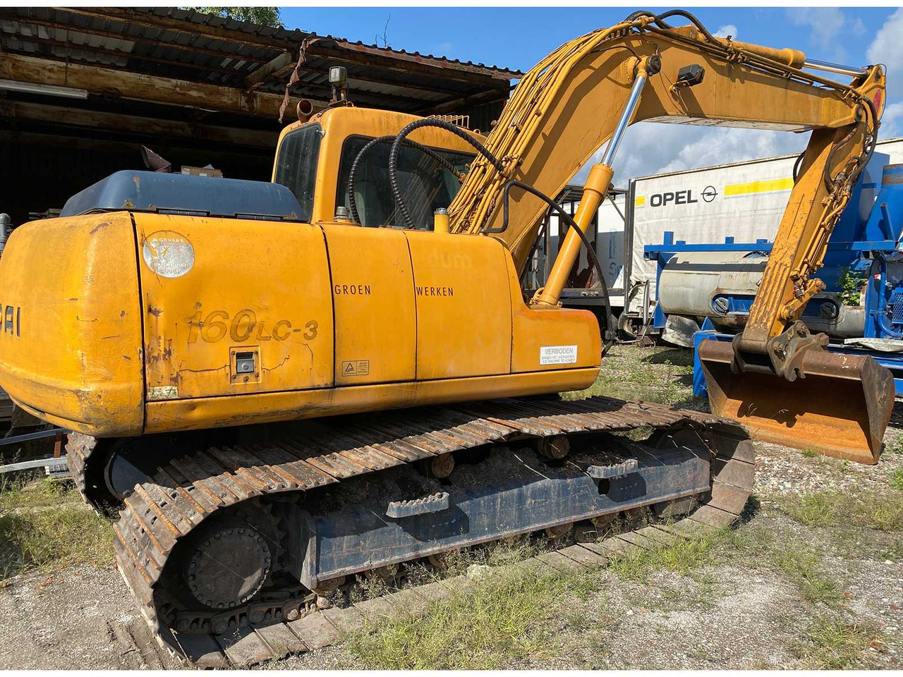 Hyundai 160 LC-3 - حفار زاحف: صورة 2 Hyundai 160 LC-3 - حفار زاحف: صورة 2