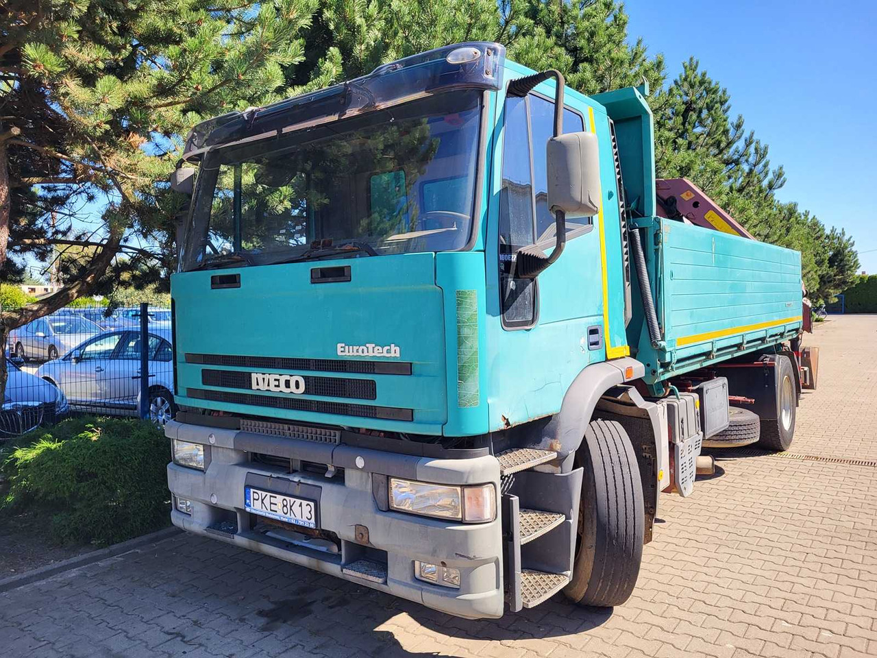 Iveco / Palfinger IVECO / PALFINGER - EUROTECH 180/PK13000 - A DUMPER TRUCK WITH HDS - 1996 - شاحنة قلاب التعدين: صورة 1 Iveco / Palfinger IVECO / PALFINGER - EUROTECH 180/PK13000 - A DUMPER TRUCK WITH HDS - 1996 - شاحنة قلاب التعدين: صورة 1
