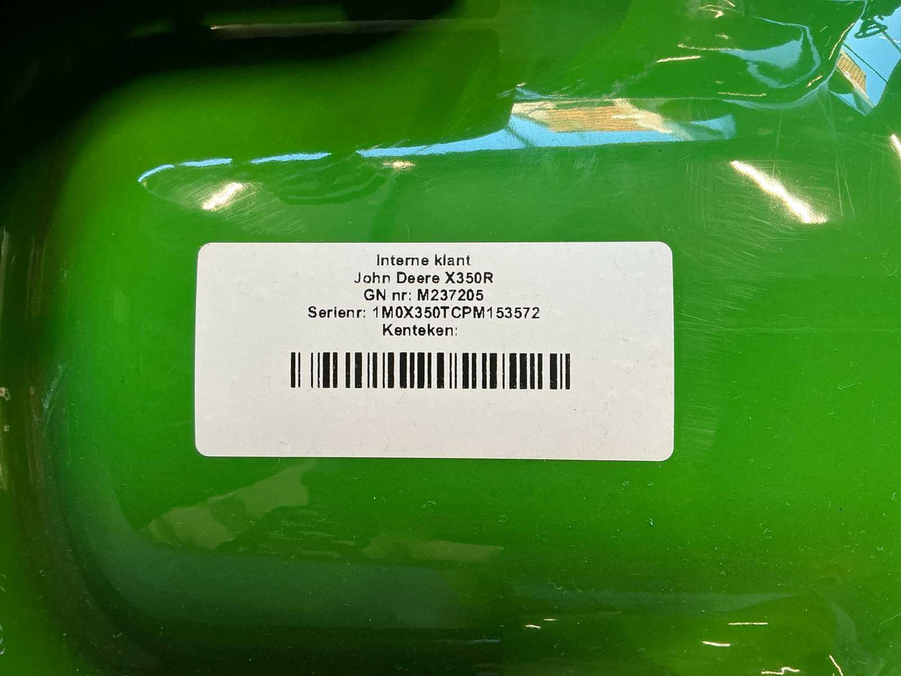 جزازة عشب الحدائق John Deere X350R: صورة 9