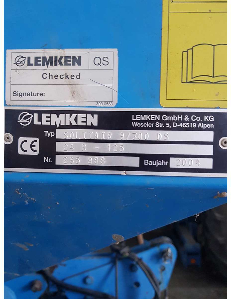 LEMKEN SOLITAIR + ZIRKON - آلة بذر: صورة 5 LEMKEN SOLITAIR + ZIRKON - آلة بذر: صورة 5