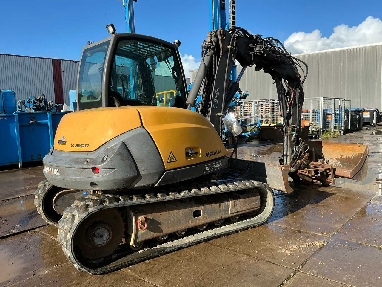 Mecalac 8MCR - حفار زاحف: صورة 5 Mecalac 8MCR - حفار زاحف: صورة 5