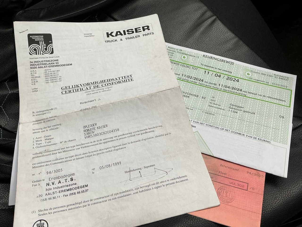 نصف مقطورة ROBUST KAISER S3803V SEMI-TRAILER TIPPER: صورة 13