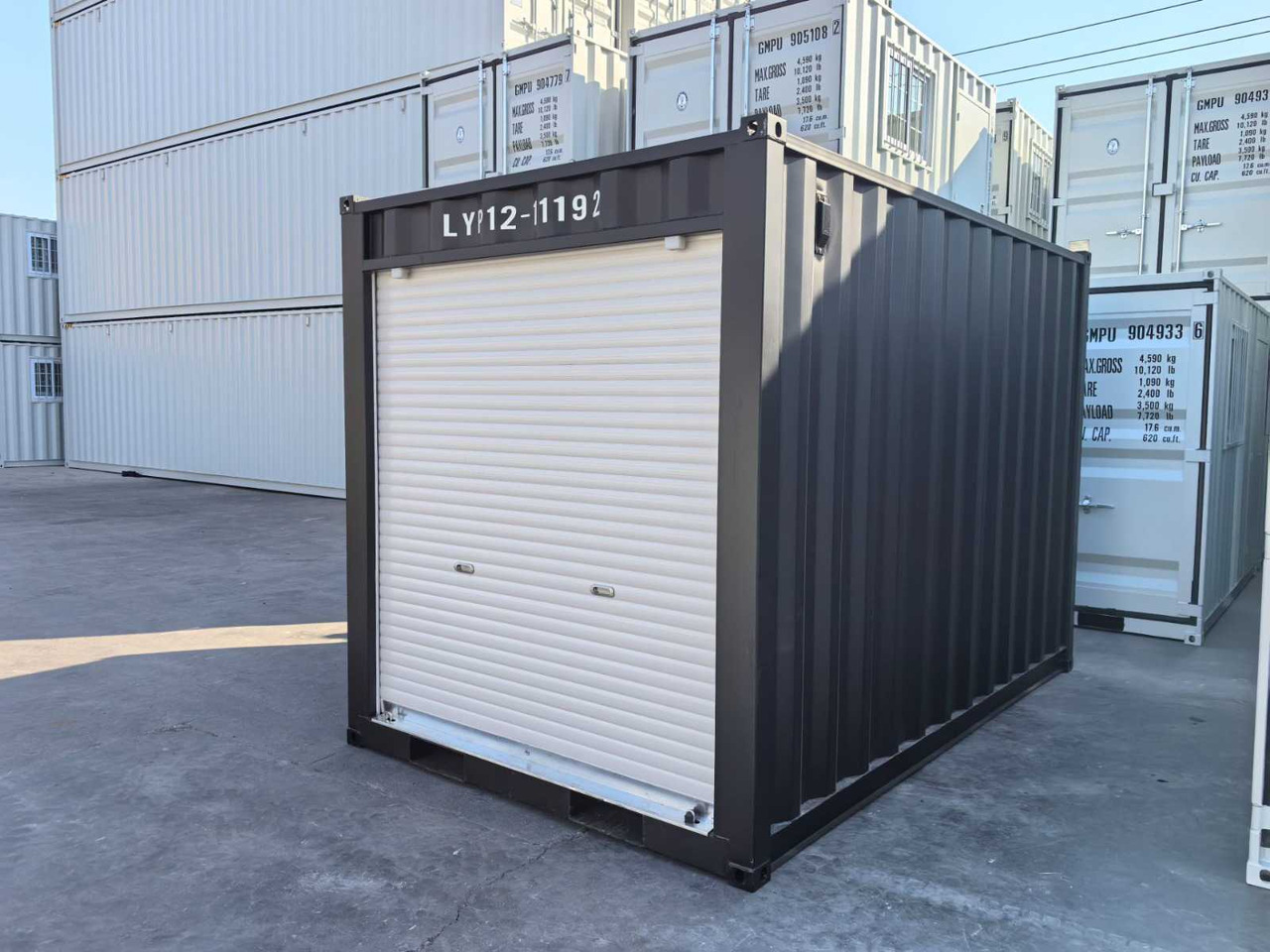 Rhino-cross-containers 12ft met roldeur - حاوية شحن: صورة 1 Rhino-cross-containers 12ft met roldeur - حاوية شحن: صورة 1