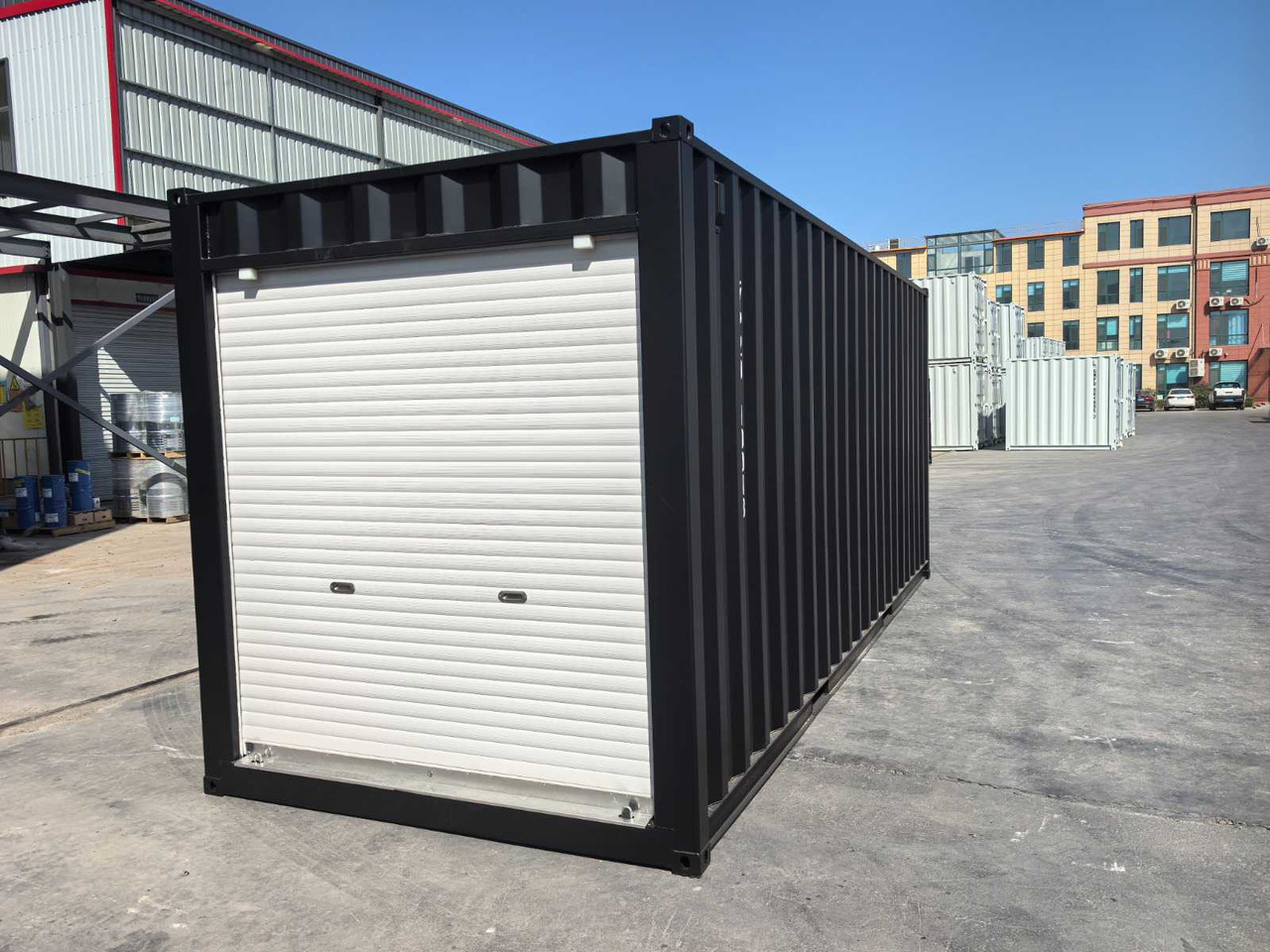 Rhino-cross-containers 20ft met roldeur - حاوية شحن: صورة 1 Rhino-cross-containers 20ft met roldeur - حاوية شحن: صورة 1
