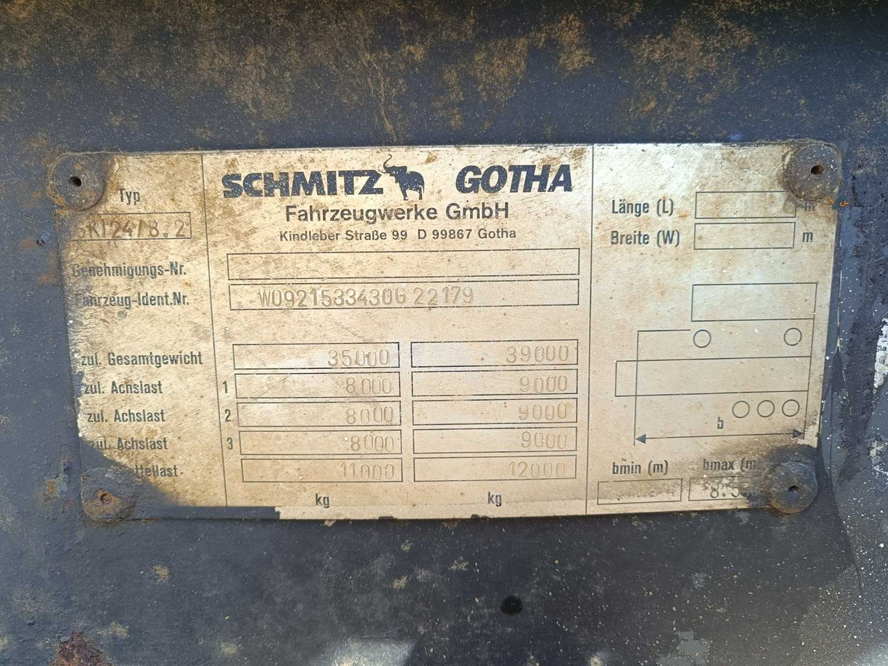 SCHMITZ GOTHA - SKI 24 / 7.2 - SEMI-TRAILER - 2003 - نصف مقطورة: صورة 3 SCHMITZ GOTHA - SKI 24 / 7.2 - SEMI-TRAILER - 2003 - نصف مقطورة: صورة 3