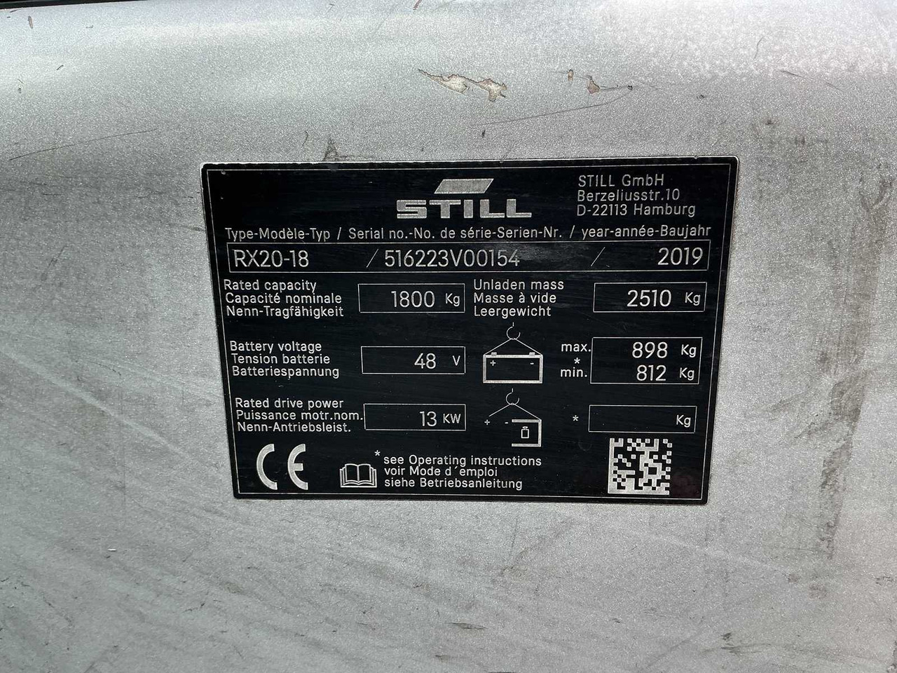 رافعة شوكية STILL - RX20-18 - FORKLIFT TRUCKS - 2019: صورة 11 رافعة شوكية STILL - RX20-18 - FORKLIFT TRUCKS - 2019: صورة 11