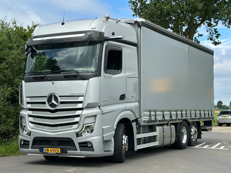 Mercedes-Benz Actros ACTROS 2545LL EURO6. 2021. Schuifzeil Bakwagen met Laadklep. - شاحنة ذات ستائر جانبية: صورة 1 Mercedes-Benz Actros ACTROS 2545LL EURO6. 2021. Schuifzeil Bakwagen met Laadklep. - شاحنة ذات ستائر جانبية: صورة 1