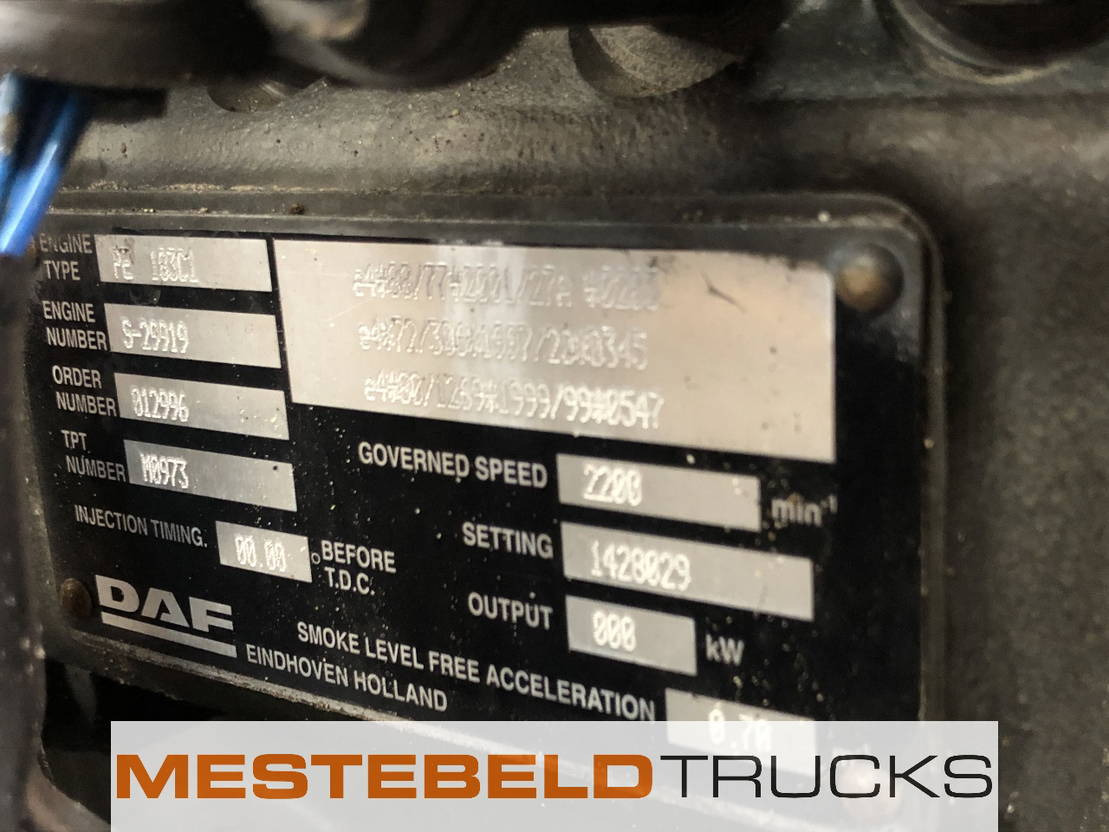 DAF Motor PE 183 C1 - محرك - شاحنة: صورة 5 DAF Motor PE 183 C1 - محرك - شاحنة: صورة 5