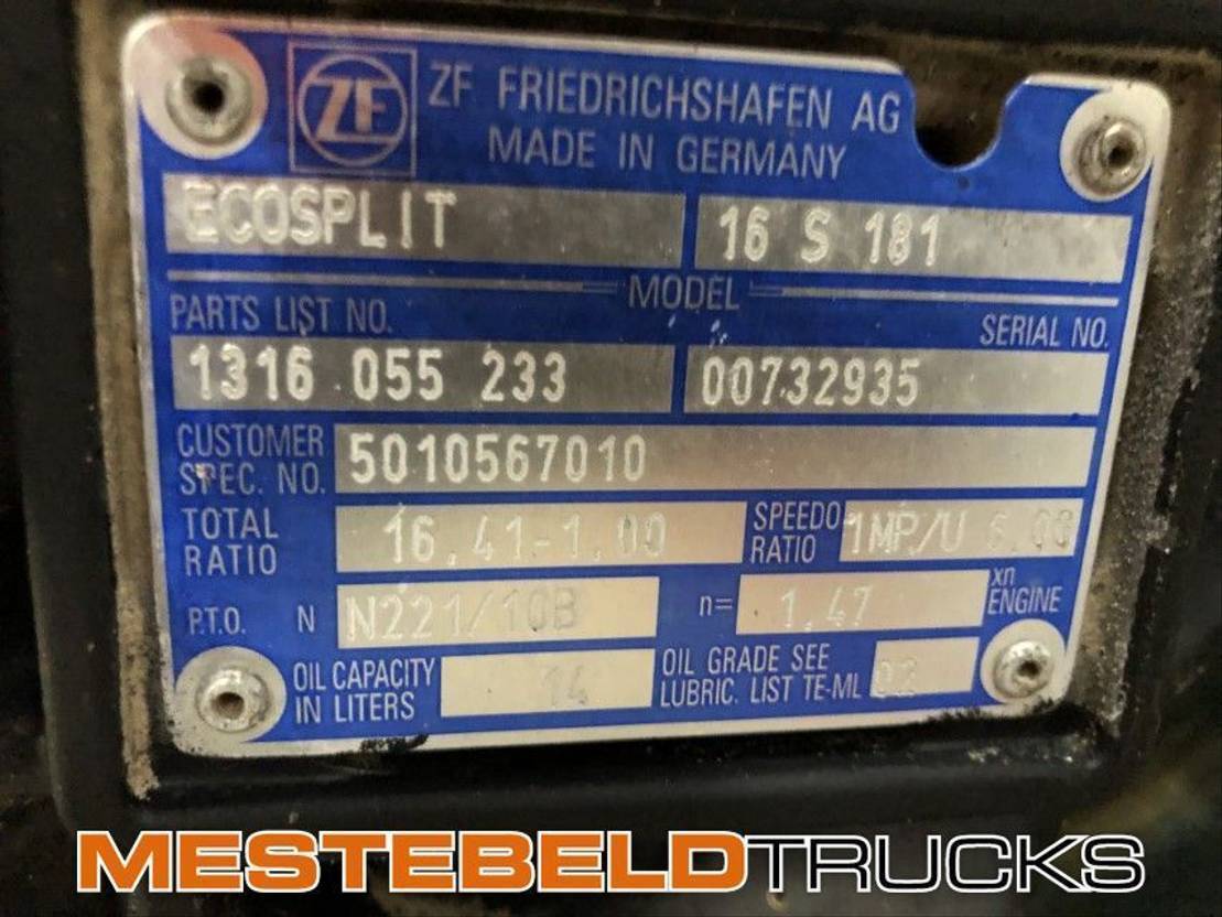 Renault Versnellingsbak 16 S 181 DD - صندوق التروس - شاحنة: صورة 5 Renault Versnellingsbak 16 S 181 DD - صندوق التروس - شاحنة: صورة 5