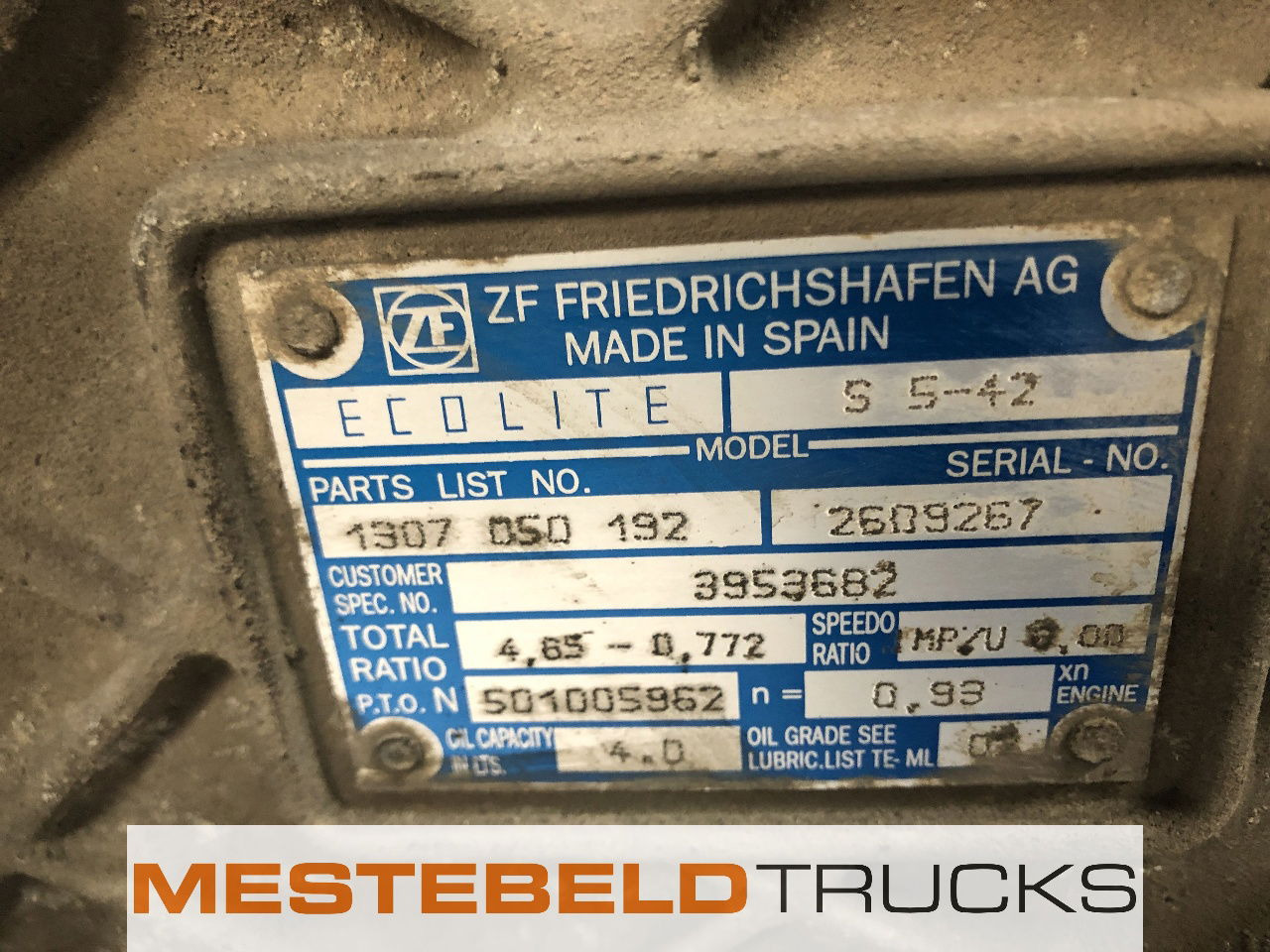 Volvo Versnellingsbak S5-42 FLC - علبة التروس و قطع الغيار - شاحنة: صورة 5 Volvo Versnellingsbak S5-42 FLC - علبة التروس و قطع الغيار - شاحنة: صورة 5