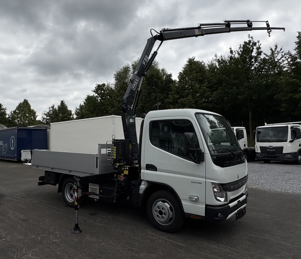 FUSO 3S15 Alu Pritsche 2.80m Ladekran Funk! sofort ve - شاحنة كرين, شاحنات مسطحة: صورة 3 FUSO 3S15 Alu Pritsche 2.80m Ladekran Funk! sofort ve - شاحنة كرين, شاحنات مسطحة: صورة 3