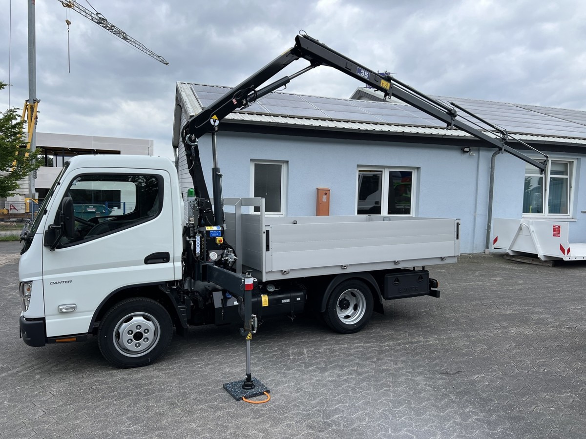 FUSO 3S15 Alu Pritsche 2.80m Ladekran - شاحنة توصيل مفتوحة: صورة 2 FUSO 3S15 Alu Pritsche 2.80m Ladekran - شاحنة توصيل مفتوحة: صورة 2