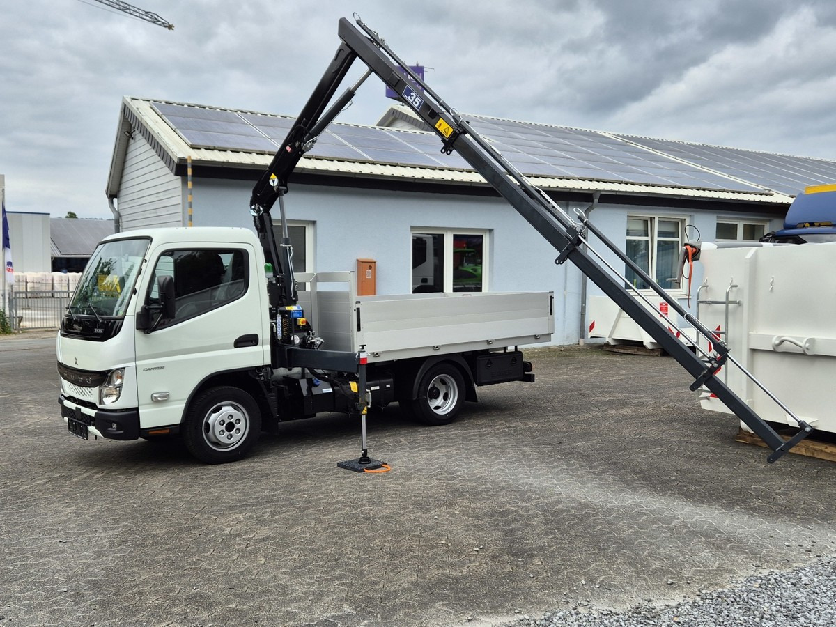FUSO 3S15 Alu Pritsche 2.80m Ladekran - شاحنة توصيل مفتوحة: صورة 1 FUSO 3S15 Alu Pritsche 2.80m Ladekran - شاحنة توصيل مفتوحة: صورة 1