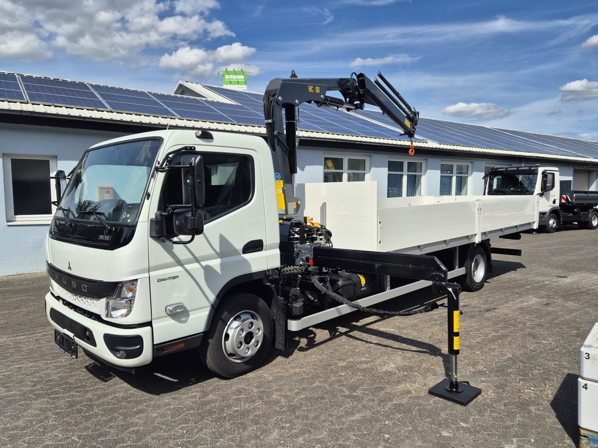 FUSO FUSO 9C18 Canter Alu Pritsche 5.5m Kran 3x hydr. - شاحنة توصيل مفتوحة: صورة 2 FUSO FUSO 9C18 Canter Alu Pritsche 5.5m Kran 3x hydr. - شاحنة توصيل مفتوحة: صورة 2
