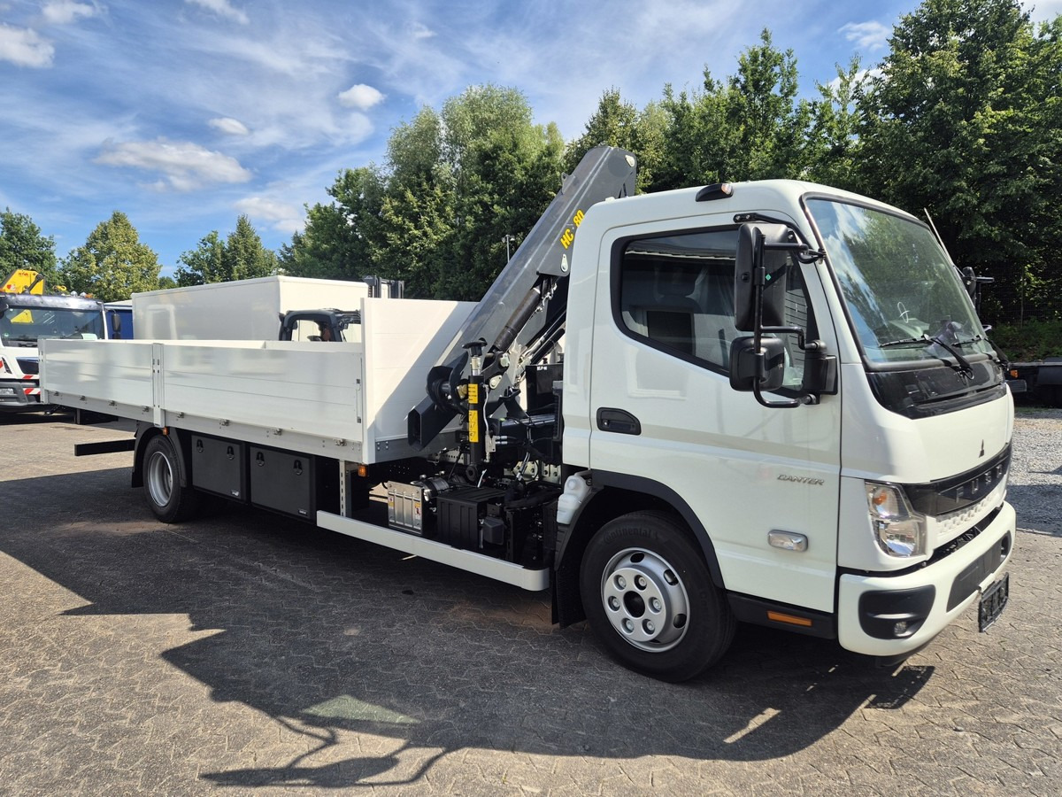 FUSO FUSO 9C18 Canter Alu Pritsche 5.5m Kran 3x hydr. - شاحنة توصيل مفتوحة: صورة 3 FUSO FUSO 9C18 Canter Alu Pritsche 5.5m Kran 3x hydr. - شاحنة توصيل مفتوحة: صورة 3