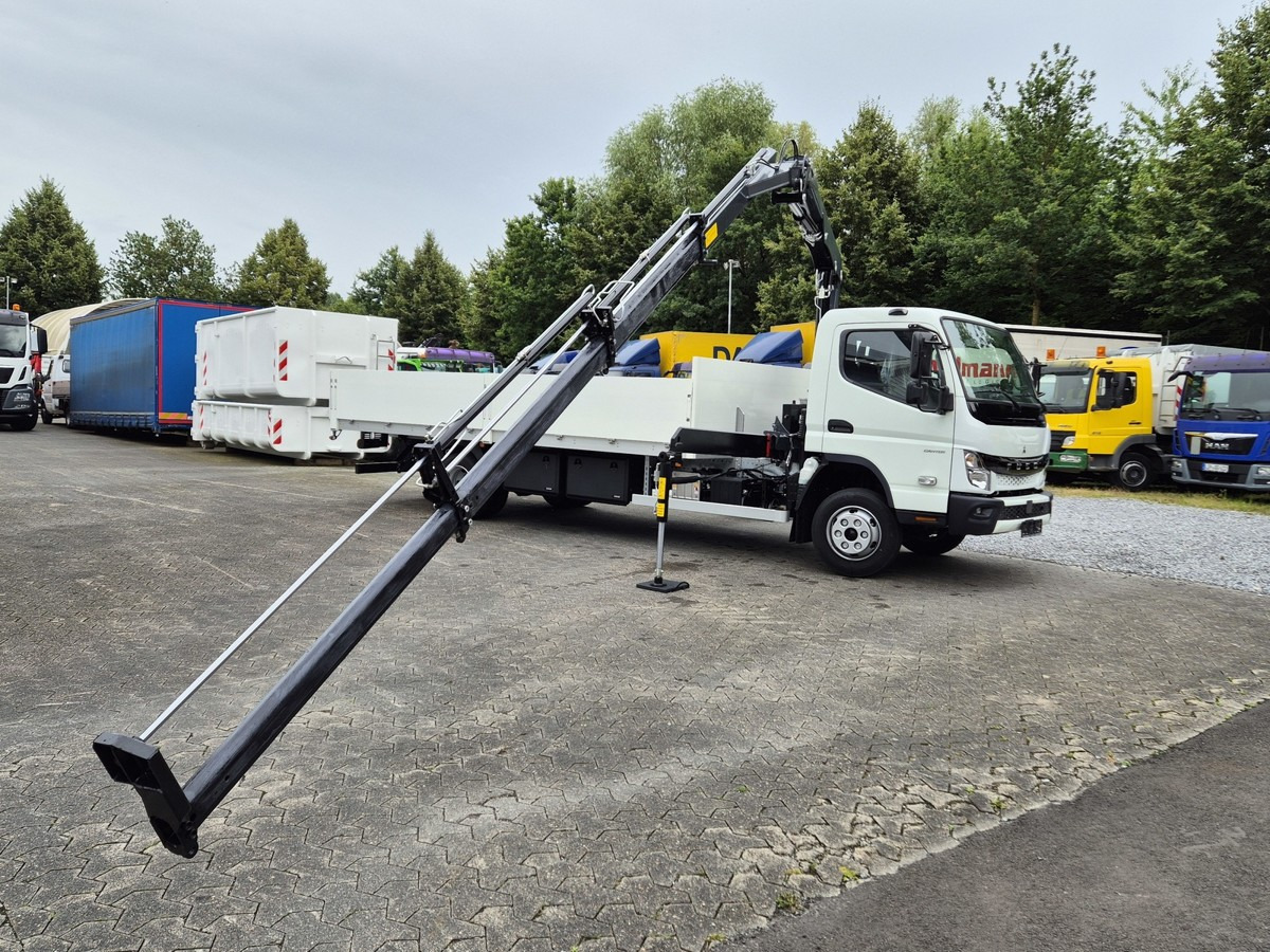 FUSO FUSO 9C18 Canter Alu Pritsche 5.5m Kran 3x hydr. - شاحنة توصيل مفتوحة: صورة 5 FUSO FUSO 9C18 Canter Alu Pritsche 5.5m Kran 3x hydr. - شاحنة توصيل مفتوحة: صورة 5