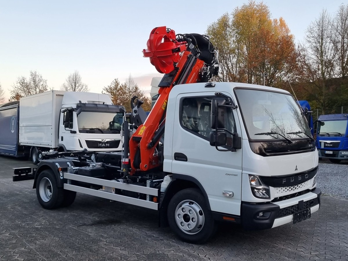 FUSO FUSO 9C18 City Abrollkipper + Z-Kran Recycling - شاحنة برافعة خطافية, شاحنة كرين: صورة 4 FUSO FUSO 9C18 City Abrollkipper + Z-Kran Recycling - شاحنة برافعة خطافية, شاحنة كرين: صورة 4