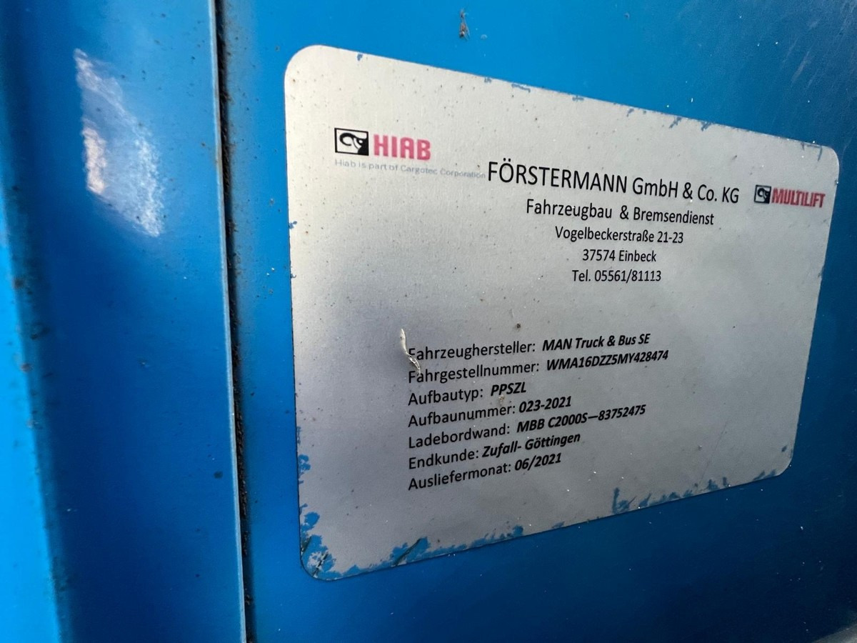 MAN Aufbau Bordwand Pritsche Gardine 7,30m sofort ve - شاحنة ذات ستائر جانبية: صورة 5 MAN Aufbau Bordwand Pritsche Gardine 7,30m sofort ve - شاحنة ذات ستائر جانبية: صورة 5