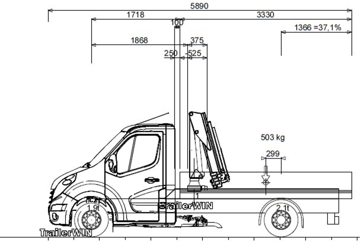 RENAULT Master L2H1 (neues Mod.) Alupritsche m. Kran - شاحنة توصيل مفتوحة: صورة 3 RENAULT Master L2H1 (neues Mod.) Alupritsche m. Kran - شاحنة توصيل مفتوحة: صورة 3