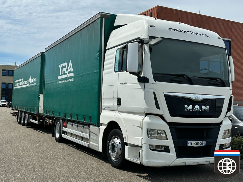 شاحنة ذات ستائر جانبية MAN TGX 18 440 NIGHT A/C - RETARDER - COMBI FREUHAUF: صورة 7