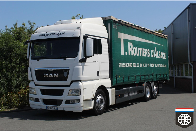 MAN TGX 26 440 RETARDER - NIGHT A/C - شاحنة ذات ستائر جانبية: صورة 1 MAN TGX 26 440 RETARDER - NIGHT A/C - شاحنة ذات ستائر جانبية: صورة 1