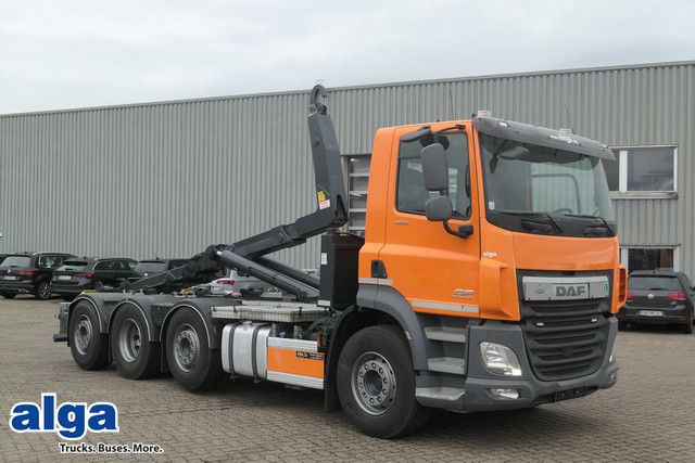 DAF CF 460 8x2, Stummer HLK 20 64.30, Klima, gelenkt - شاحنة برافعة خطافية: صورة 1 DAF CF 460 8x2, Stummer HLK 20 64.30, Klima, gelenkt - شاحنة برافعة خطافية: صورة 1