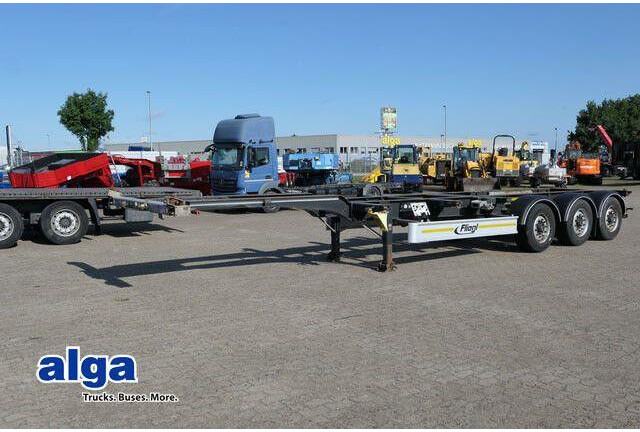 Fliegl SDS 380 SDS01, 20/30 & 40 Fuß Container, BPW - نصف مقطورة بلودر منخفض: صورة 1 Fliegl SDS 380 SDS01, 20/30 & 40 Fuß Container, BPW - نصف مقطورة بلودر منخفض: صورة 1