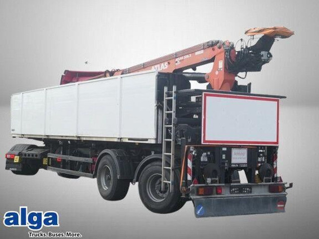 Langendorf SSH 20/25, Kalksandstein, Kran Atlas AK330.2V - نصف مقطورة مسطحة: صورة 1 Langendorf SSH 20/25, Kalksandstein, Kran Atlas AK330.2V - نصف مقطورة مسطحة: صورة 1