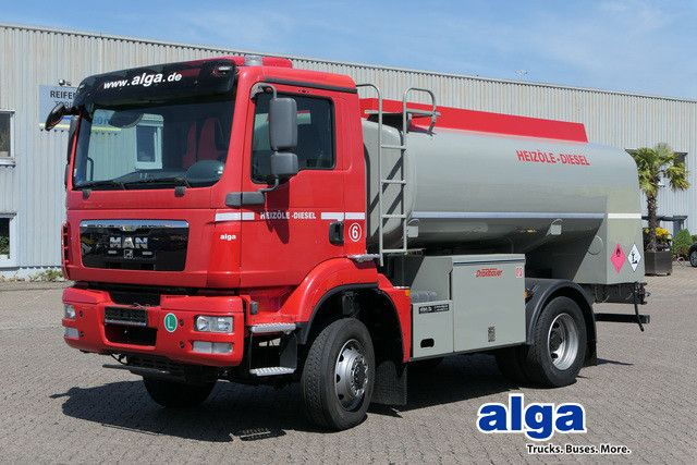 MAN 13.290 TGM BL 4x4, 2 Kammern, 9m³, Allrad, Klima - شاحنة صهريج: صورة 1 MAN 13.290 TGM BL 4x4, 2 Kammern, 9m³, Allrad, Klima - شاحنة صهريج: صورة 1