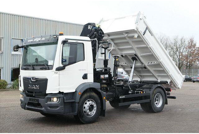 MAN 18.320 TGM BB, Kran Hiab X-Hiduo 138, Funk, AHK - شاحنة قلاب: صورة 4 MAN 18.320 TGM BB, Kran Hiab X-Hiduo 138, Funk, AHK - شاحنة قلاب: صورة 4