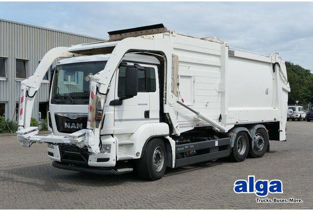 MAN 26.320 TGS BL 6x2, Überkopflader/Frontlader, AC - شاحنة قمامة: صورة 1 MAN 26.320 TGS BL 6x2, Überkopflader/Frontlader, AC - شاحنة قمامة: صورة 1