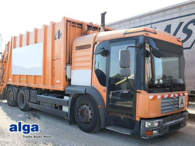 MAN 26.350 TGA 6x2, Haller, 24m³, Klima, 4 Sitze - شاحنة قمامة: صورة 1 MAN 26.350 TGA 6x2, Haller, 24m³, Klima, 4 Sitze - شاحنة قمامة: صورة 1