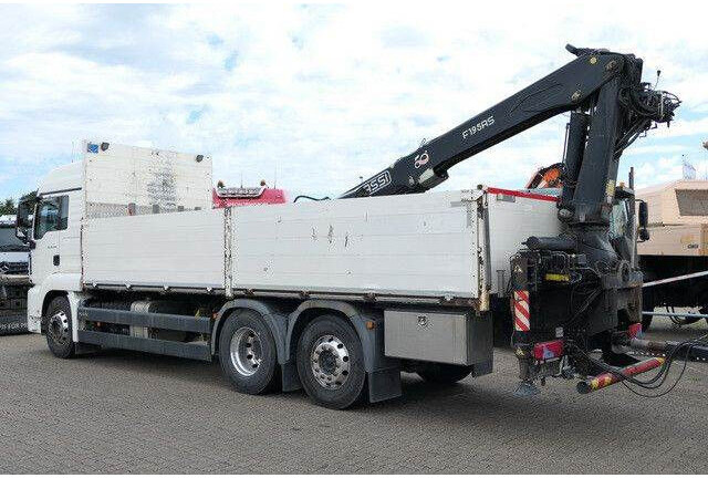 MAN 26.440 TGS LL 6x2, Kran Fassi F195AS.22, AHK, AC - شاحنات مسطحة: صورة 3 MAN 26.440 TGS LL 6x2, Kran Fassi F195AS.22, AHK, AC - شاحنات مسطحة: صورة 3