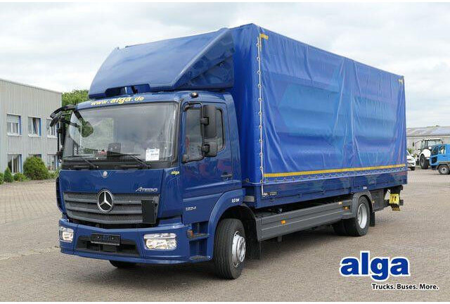 Mercedes-Benz 1224 L Atego 4x2, 7.200mm lang, AHK, LBW, Euro 6 - شاحنة ذات ستائر جانبية: صورة 1 Mercedes-Benz 1224 L Atego 4x2, 7.200mm lang, AHK, LBW, Euro 6 - شاحنة ذات ستائر جانبية: صورة 1