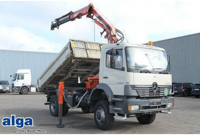 Mercedes-Benz 1828 Atego 4x4, Atlas AK 105.1, Funk, Hydr., AHK - شاحنة قلاب: صورة 1 Mercedes-Benz 1828 Atego 4x4, Atlas AK 105.1, Funk, Hydr., AHK - شاحنة قلاب: صورة 1