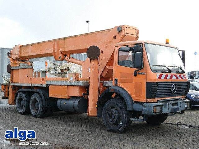 Mercedes-Benz 2429 6X4, SK-Modell, Ruthmann MT 325, 27,4 mtr. - منصة محمولة مثبتة على الشاحنة: صورة 1 Mercedes-Benz 2429 6X4, SK-Modell, Ruthmann MT 325, 27,4 mtr. - منصة محمولة مثبتة على الشاحنة: صورة 1