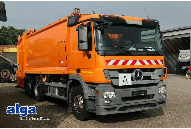 Mercedes-Benz 2532 L Actros 6x2,Schörling, Terberg, Lenk-Lift - شاحنة قمامة: صورة 1 Mercedes-Benz 2532 L Actros 6x2,Schörling, Terberg, Lenk-Lift - شاحنة قمامة: صورة 1