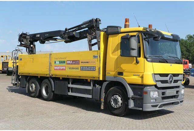 Mercedes-Benz 2536 Actros/MP3/HIAB 211DL/AHK/Klima - شاحنات مسطحة: صورة 3 Mercedes-Benz 2536 Actros/MP3/HIAB 211DL/AHK/Klima - شاحنات مسطحة: صورة 3