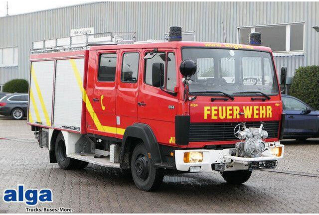 Mercedes-Benz 814 F 4x2, Pumpe, DOKA, Feuerwehr, 26tkm - شاحنة حريق: صورة 1 Mercedes-Benz 814 F 4x2, Pumpe, DOKA, Feuerwehr, 26tkm - شاحنة حريق: صورة 1