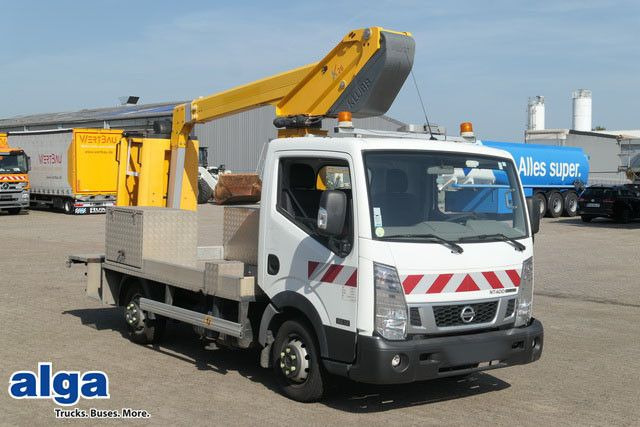 Nissan 32.12 4x2, 11m Arbeitshühe, Klima, 3x am Lager - منصة محمولة مثبتة على الشاحنة, شاحنة توصيل مغلقة: صورة 1 Nissan 32.12 4x2, 11m Arbeitshühe, Klima, 3x am Lager - منصة محمولة مثبتة على الشاحنة, شاحنة توصيل مغلقة: صورة 1