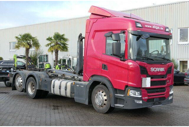 Scania G 450 6x2, Meiller RL 18.65, Retarder,Alu-Felgen - شاحنة برافعة خطافية: صورة 3 Scania G 450 6x2, Meiller RL 18.65, Retarder,Alu-Felgen - شاحنة برافعة خطافية: صورة 3