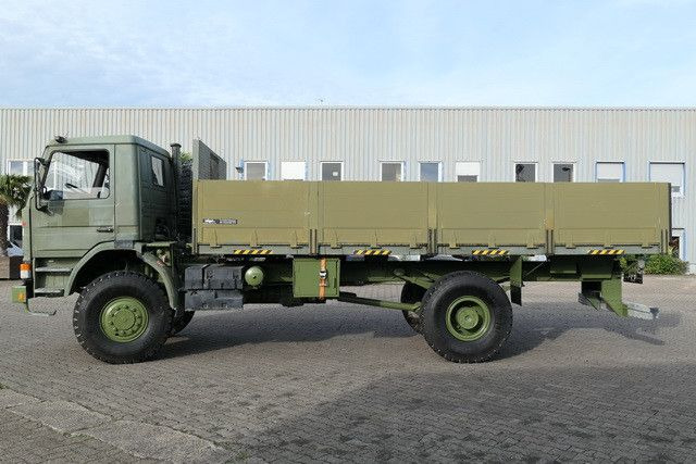 Scania P92HK 4x4, Allrad, Einzelbereifung, Klima, 40tkm - شاحنات مسطحة: صورة 2 Scania P92HK 4x4, Allrad, Einzelbereifung, Klima, 40tkm - شاحنات مسطحة: صورة 2