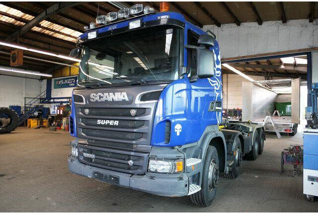Scania R 500 8x4, Palfinger P24A, Knickarm, Retarder,AC - شاحنة برافعة خطافية: صورة 2 Scania R 500 8x4, Palfinger P24A, Knickarm, Retarder,AC - شاحنة برافعة خطافية: صورة 2