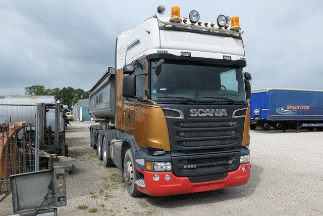 Scania R 580 LA6x4, Topliner, V8, Retarder, Hydraulik - مقطورة السحب: صورة 3 Scania R 580 LA6x4, Topliner, V8, Retarder, Hydraulik - مقطورة السحب: صورة 3
