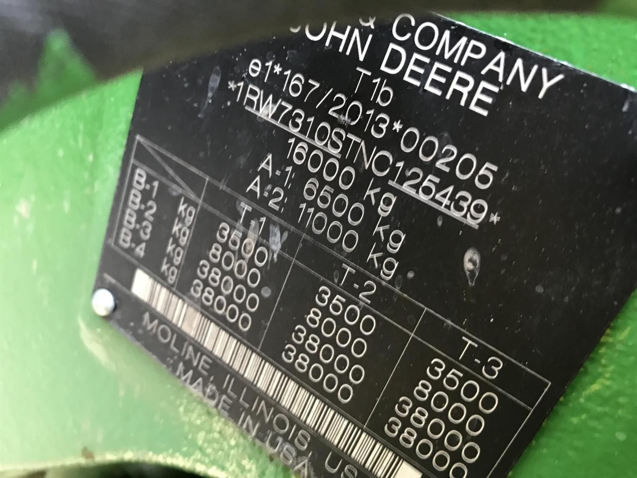 تأجير John Deere 7R 310 John Deere 7R 310: صورة 15