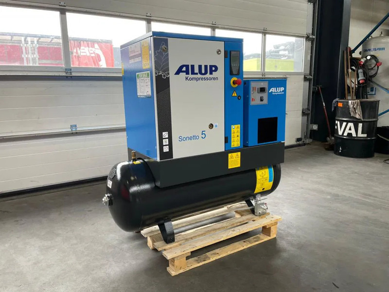 Alup Sonetto 5 + 200 Elektrische Schroefcompressor 4 kW 470 L / min 10 Bar met droger en ketel - ضاغط هوائي: صورة 2 Alup Sonetto 5 + 200 Elektrische Schroefcompressor 4 kW 470 L / min 10 Bar met droger en ketel - ضاغط هوائي: صورة 2