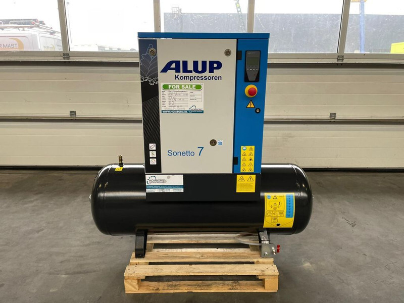 Alup Sonetto 7.5 + 200 Elektrische Schroefcompressor 5.5 kw 780 L / min 10 Bar - ضاغط هوائي: صورة 1 Alup Sonetto 7.5 + 200 Elektrische Schroefcompressor 5.5 kw 780 L / min 10 Bar - ضاغط هوائي: صورة 1